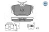 SET PLACUTE FRANA MEYLE 025 232 2417/PD - Compatibil cu VW