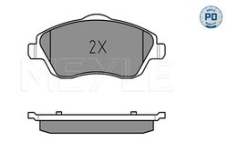 SET PLACUTE FRANA MEYLE 025 232 2517/PD - Compatibil cu OPEL, VAUXHALL