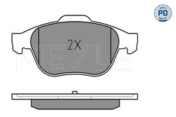 SET PLACUTE FRANA MEYLE 025 232 4518/PD - Compatibil cu RENAULT