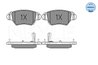 SET PLACUTE FRANA MEYLE 025 232 5817/W - Compatibil cu OPEL, VAUXHALL