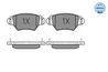 SET PLACUTE FRANA MEYLE 025 232 5817/W - Compatibil cu OPEL, VAUXHALL