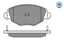 Set placute frana Meyle 025 232 7918/PD
