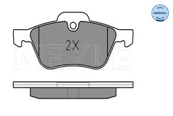 SET PLACUTE FRANA MEYLE 025 232 8118 - Compatibil cu MINI