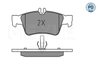 Set placute frana Meyle 025 233 3416/PD