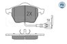 SET PLACUTE FRANA MEYLE 025 233 9219/PD - Compatibil cu AUDI, SEAT, SKODA, VW