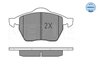 SET PLACUTE FRANA MEYLE 025 233 9219/W - Compatibil cu AUDI, SEAT, SKODA, VW