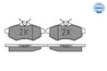 Set placute frana Meyle 025 234 0719