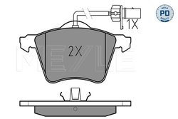 Set placute frana Meyle 025 234 1819/PD