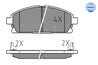 SET PLACUTE FRANA MEYLE 025 234 2016/W - Compatibil cu INFINITI, NISSAN