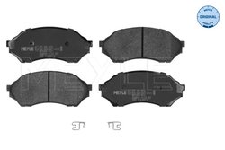 Set placute frana Meyle 025 234 9016