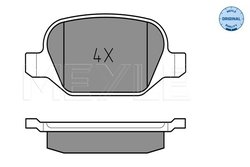 Set placute frana Meyle 025 235 1716