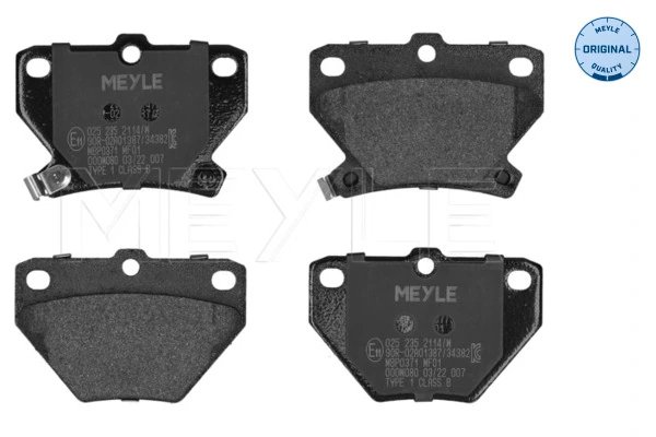 Set placute frana Meyle 025 235 2114/W