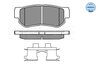 Set placute frana Meyle 025 235 4314/W