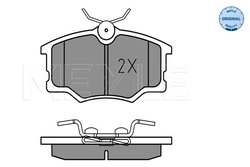 SET PLACUTE FRANA MEYLE 025 235 4616 - Compatibil cu OPEL, VAUXHALL, VW
