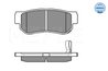 Set placute frana Meyle 025 235 4314/W
