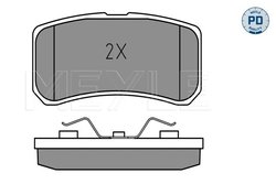 SET PLACUTE FRANA MEYLE 025 235 8216/PD - Compatibil cu CHRYSLER, CITROEN, DODGE, JEEP, LANCIA, MITSUBISHI, PEUGEOT