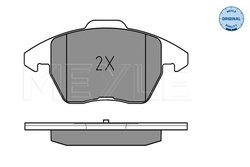 Set placute frana Meyle 025 235 8720/W