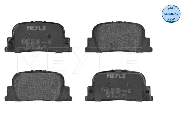 SET PLACUTE FRANA MEYLE 025 235 9215 - Compatibil cu TOYOTA