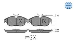 SET PLACUTE FRANA MEYLE 025 236 0219/W - Compatibil cu CITROEN, FIAT, PEUGEOT