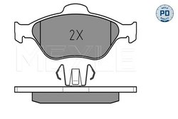 SET PLACUTE FRANA MEYLE 025 236 0418/PD - Compatibil cu FORD, MAZDA
