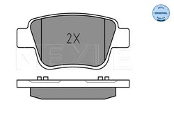 Set placute frana Meyle 025 236 2016/W