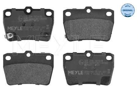 Set placute frana Meyle 025 236 5614/W