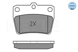 Set placute frana Meyle 025 236 5614/W