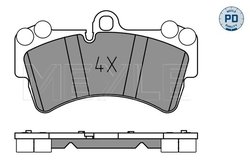 SET PLACUTE FRANA MEYLE 025 236 9317/PD - Compatibil cu AUDI, PORSCHE, VW
