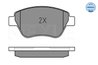 SET PLACUTE FRANA MEYLE 025 237 0617/W - Compatibil cu ABARTH, ALFA ROMEO, CITROEN, FIAT, PEUGEOT