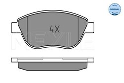Set placute frana Meyle 025 237 0819