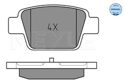 Set placute frana Meyle 025 237 1415