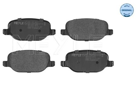 SET PLACUTE FRANA MEYLE 025 237 6017 - Compatibil cu ALFA ROMEO, LANCIA