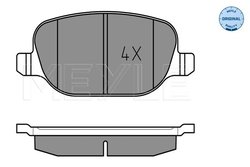 SET PLACUTE FRANA MEYLE 025 237 6017 - Compatibil cu ALFA ROMEO, LANCIA