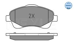SET PLACUTE FRANA MEYLE 025 237 6819/W - Compatibil cu TOYOTA