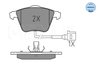SET PLACUTE FRANA MEYLE 025 238 0120/W - Compatibil cu AUDI, SEAT, SKODA, VW