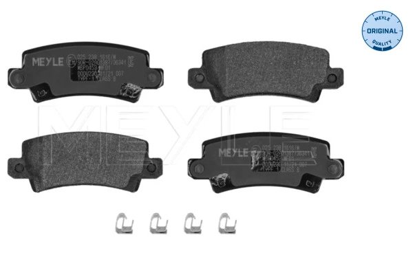 SET PLACUTE FRANA MEYLE 025 238 1616/W - Compatibil cu TOYOTA