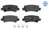 SET PLACUTE FRANA MEYLE 025 238 1616/W - Compatibil cu TOYOTA