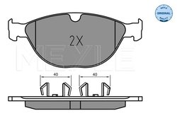 Set placute frana Meyle 025 238 9518