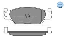 Set placute frana Meyle 025 239 0818