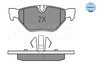 Set placute frana Meyle 025 239 2617