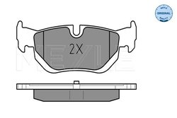 Set placute frana Meyle 025 239 2617