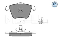 Set placute frana Meyle 025 239 5020/PD