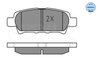 SET PLACUTE FRANA MEYLE 025 240 1416/W - Compatibil cu CHRYSLER, DODGE, JEEP, MITSUBISHI