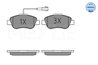 Set placute frana Meyle 025 240 7218