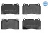 SET PLACUTE FRANA MEYLE 025 240 9817 - Compatibil cu AUDI, CUPRA, SEAT, VW