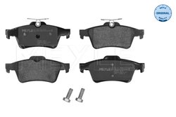 SET PLACUTE FRANA MEYLE 025 241 3716 - Compatibil cu CADILLAC, CITROEN, DAIMLER, FORD, JAGUAR, OPEL, RENAULT, SAAB, VAUXHALL