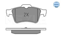 SET PLACUTE FRANA MEYLE 025 241 3716 - Compatibil cu CADILLAC, CITROEN, DAIMLER, FORD, JAGUAR, OPEL, RENAULT, SAAB, VAUXHALL