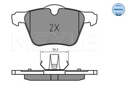 Set placute frana Meyle 025 241 4218