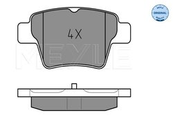 Set placute frana Meyle 025 241 5017