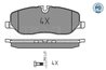 Set placute frana Meyle 025 241 9118/PD